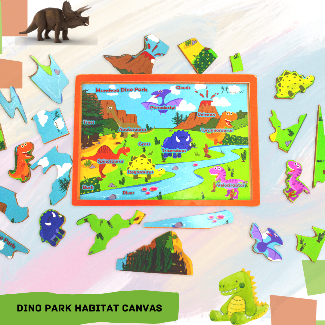 Dino Park Shape Puzzle