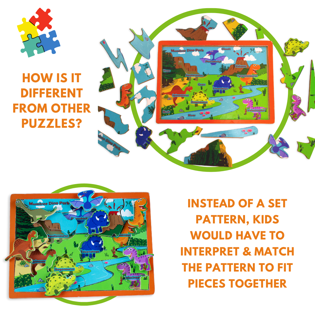 Dino Park Shape Puzzle