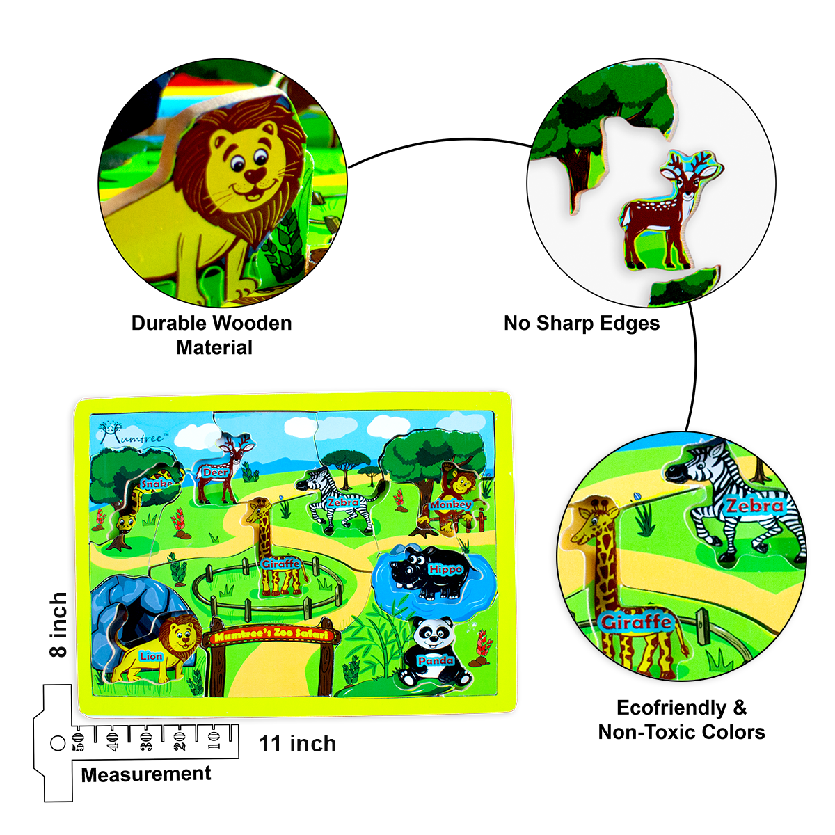 Zoo Safari Shape Puzzle