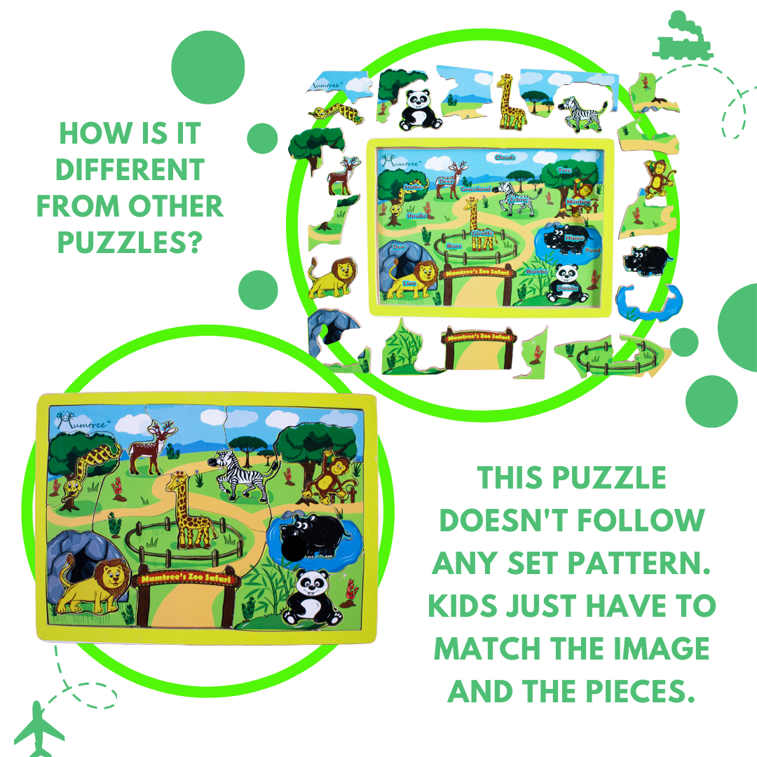 Zoo Safari Shape Puzzle