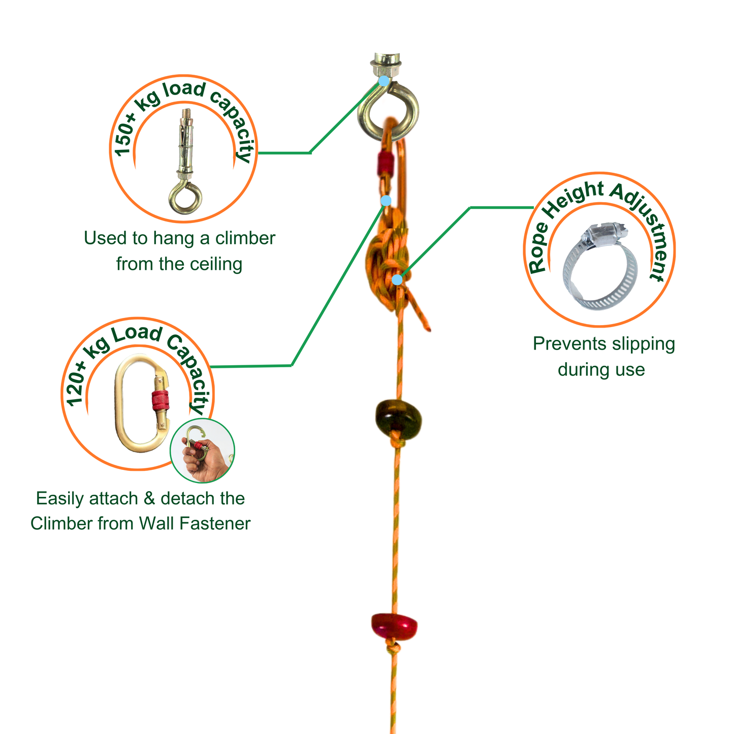 Monkey Knots Climber & Swing