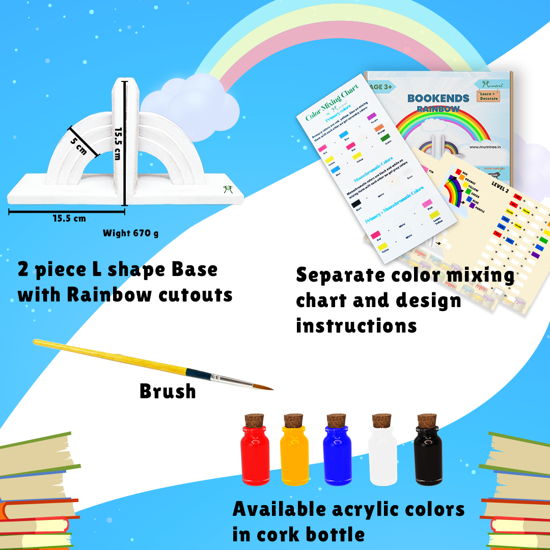 Rainbow Book End