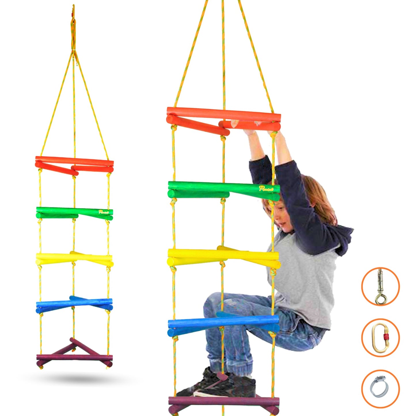 Triple Ladder - 5 Rungs Round