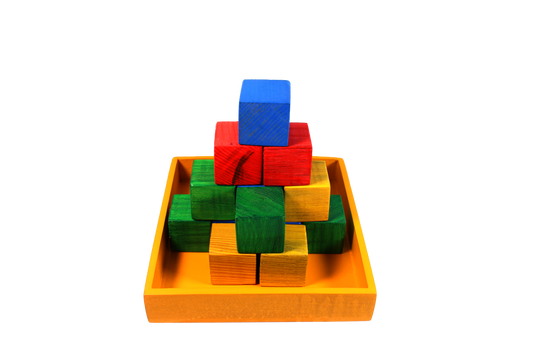 Square Blocks with Tray - 4x4