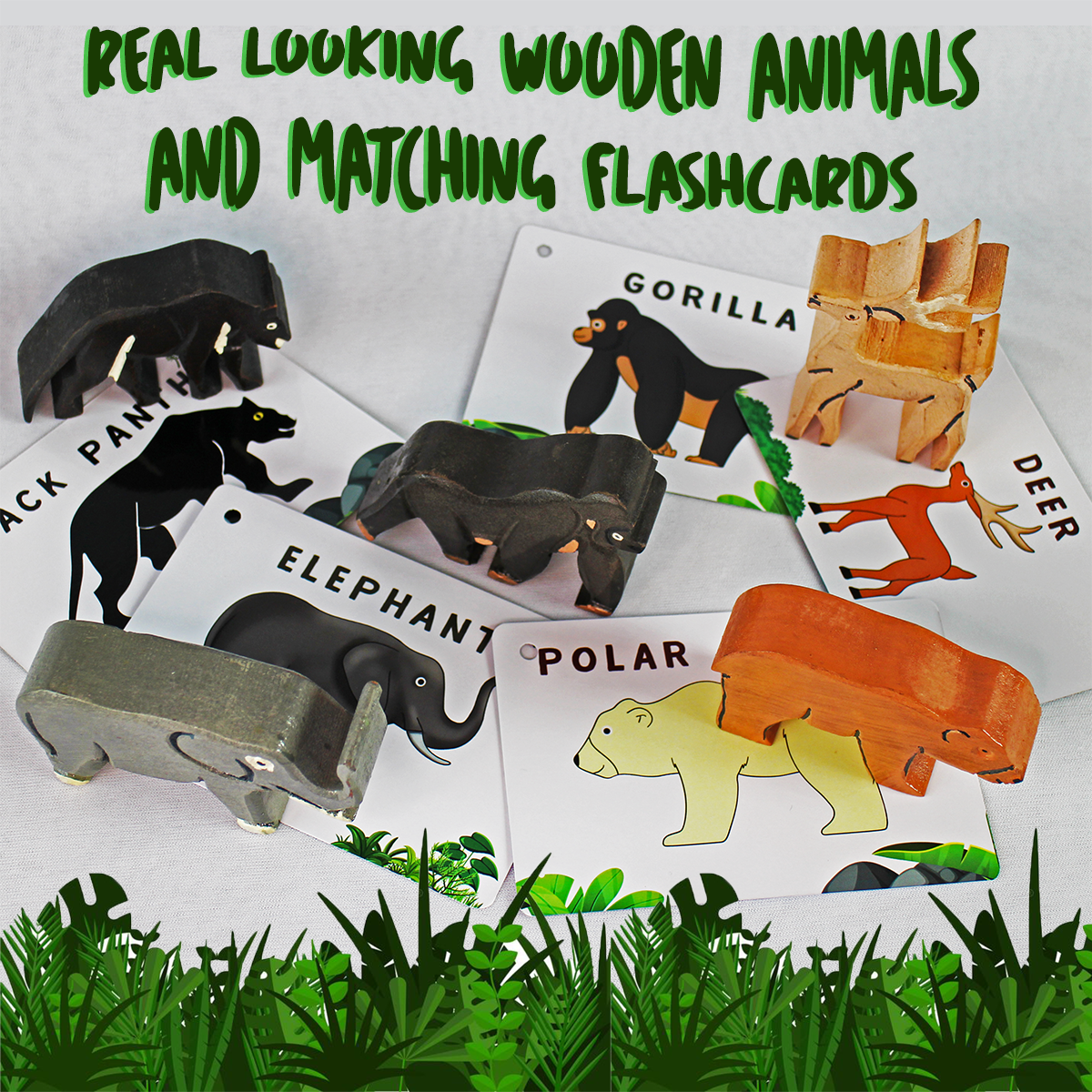 Jungle Animals with Flashcards