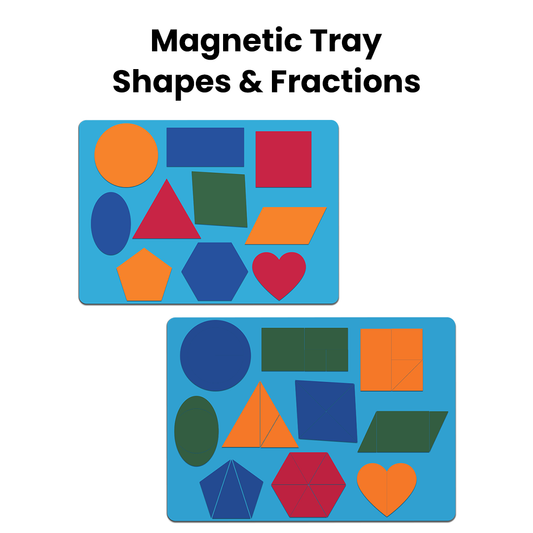 Math Shapes & Fractions Magnetic Board