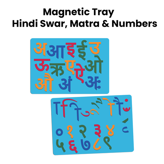 Hindi Swar, Matra & No. Magentic Board