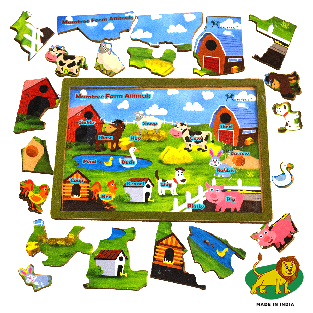 Farm Animals Shape Puzzle: Exciting Learning Journey for Kids – Mumtree ...