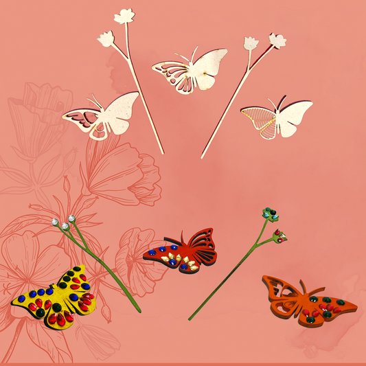 Butterflies & Flowers