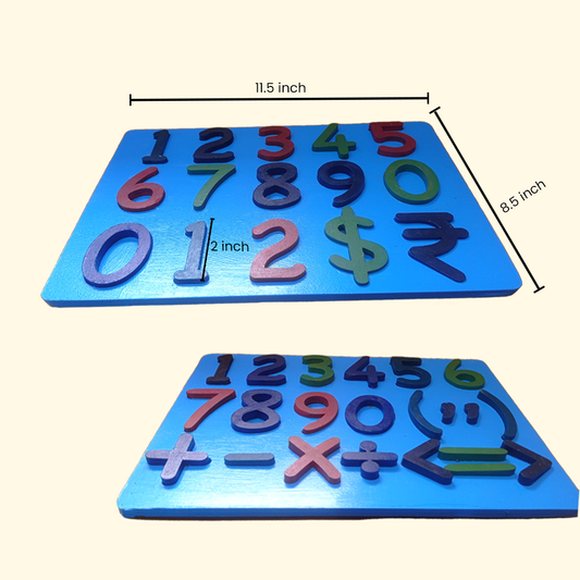 Math Numbers & Operators Magnetic Board