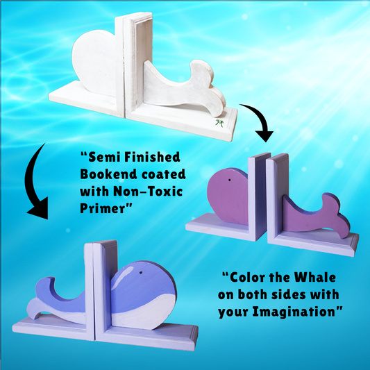 Whale Bookend